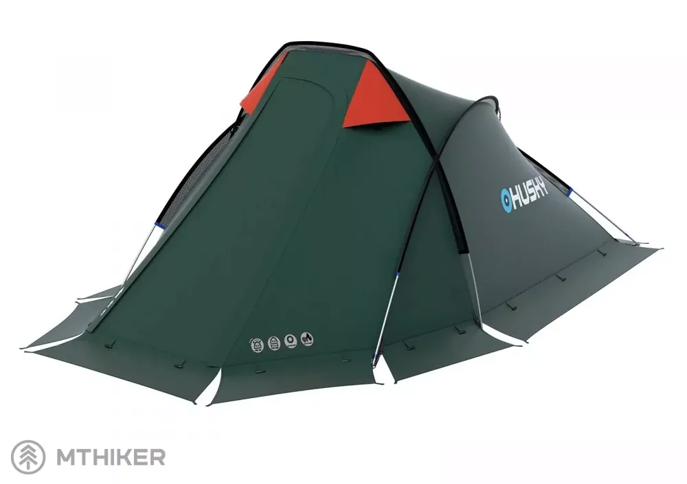 HUSKY Flame 2 stan, zelená Autentický