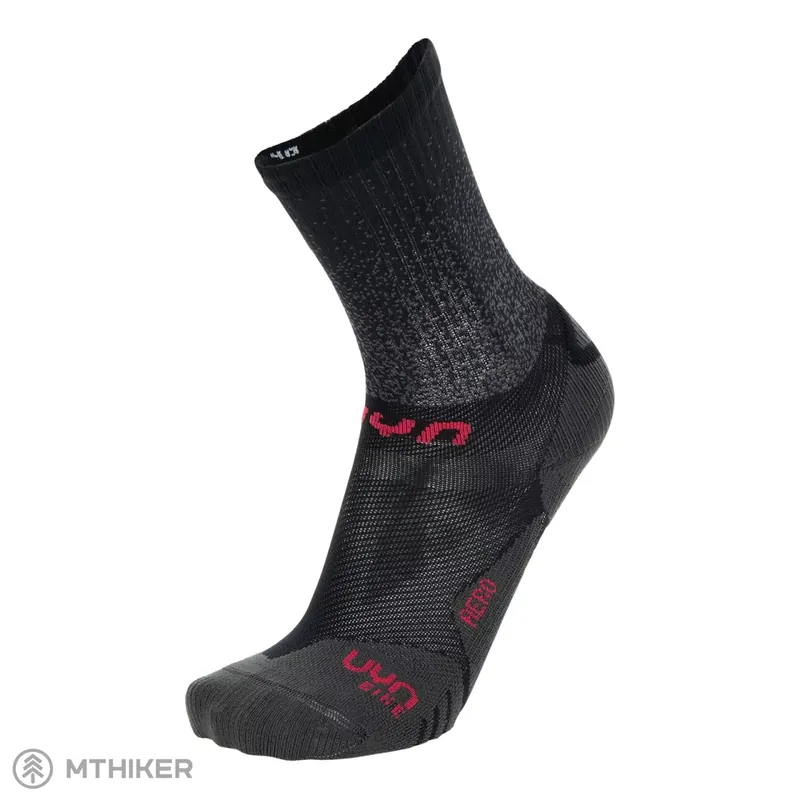 UYN CYCLING AERO dámské ponožky, black/raspberry Bezpečná Platba