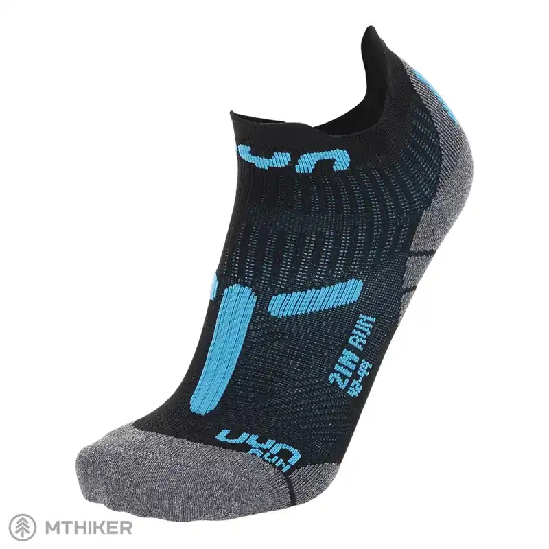 Nová Kolekce UYN RUN 2IN ponožky, Black/Turquoise