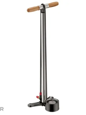 Must-Have Lezyne Alloy Floor Drive Tall servisní pumpa, lesklá stříbrná