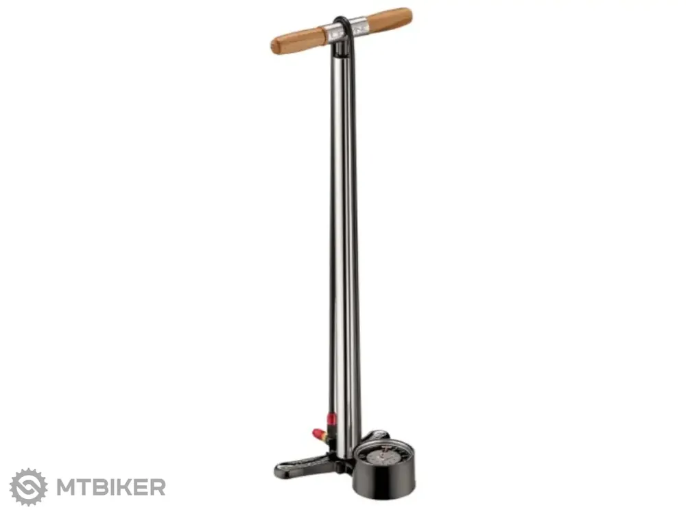 Must-Have Lezyne Alloy Floor Drive Tall servisní pumpa, lesklá stříbrná