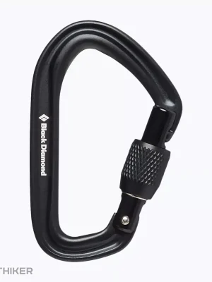 Black Diamond HOTFORGE SCREWGATE karabina, černá Speciální Cena