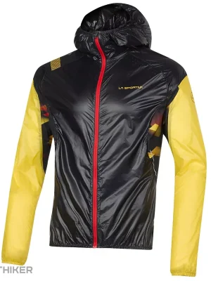 Rychlé Dodání La Sportiva BLIZZARD WINDBREAKER bunda, černá/žlutá