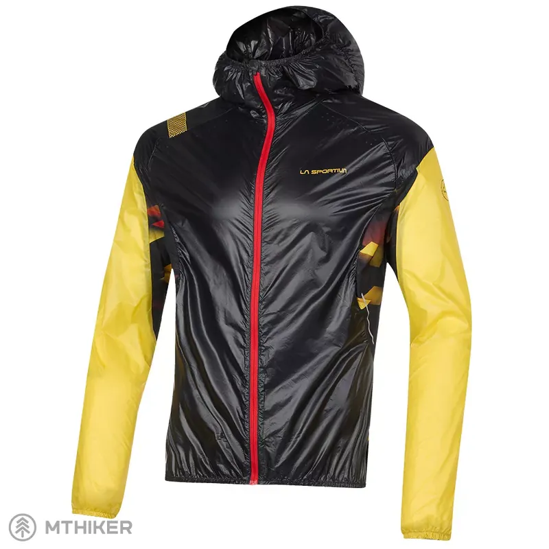 Rychlé Dodání La Sportiva BLIZZARD WINDBREAKER bunda, černá/žlutá