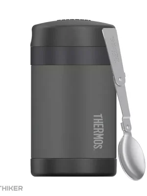Aktuální Thermos Dětská termoska na jídlo se lžící, 470 ml, černá