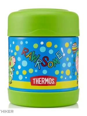 Hit Sezóny Thermos Dětská termoska na jídlo, 290 ml, dinosaurus
