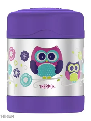 Poslední Šance Thermos Dětská termoska na jídlo, 290 ml, sova