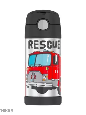 Výprodej Thermos dětská termoska s brčkem, 355 ml, hasiči