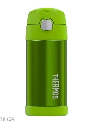 Sleva Thermos dětská termoska s brčkem, 335 ml, limetková