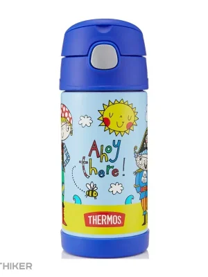 Thermos dětská termoska s brčkem, 355 ml, pirát Aktuální