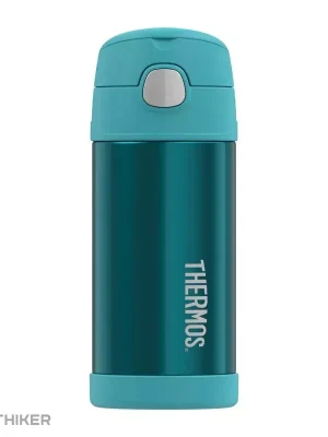 Bezpečná Platba Thermos dětská termoska s brčkem, tyrkysová