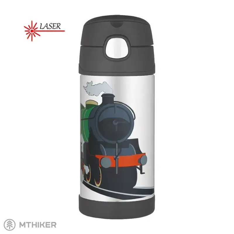 Pouze Dnes Thermos dětská termoska s brčkem, vlak