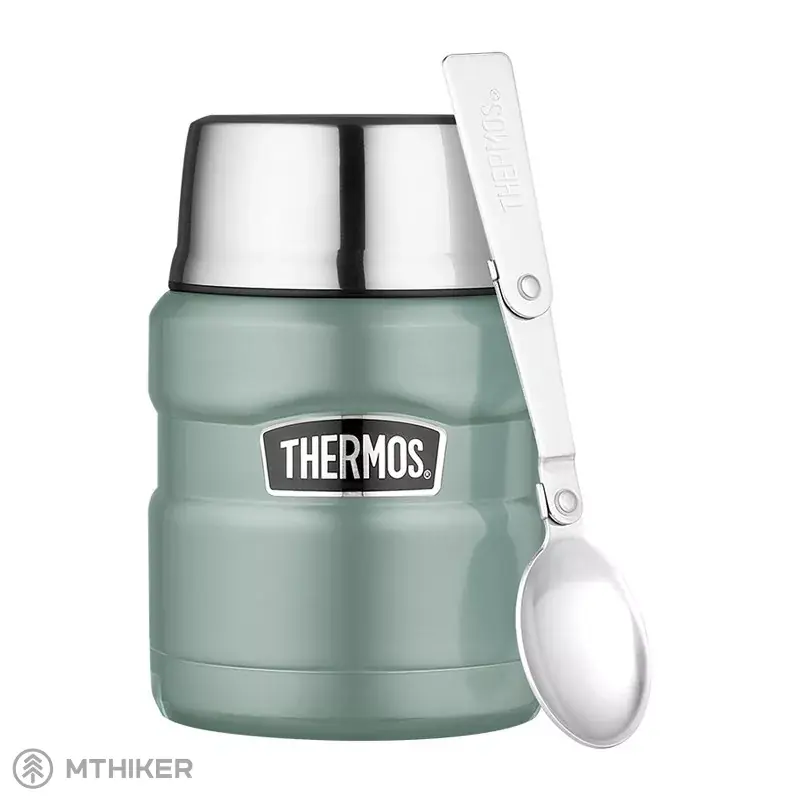 Koupit Online Thermos Termoska na jídlo se šálkem a skládací lžící, 470 ml, duck egg