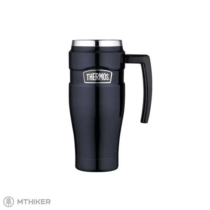 Thermos vodotěsný termohrnek s držadlem, tmavě modrá Speciální Cena