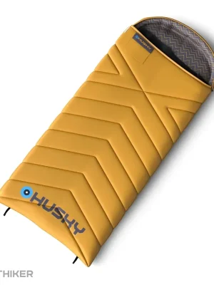 HUSKY Gizmo spacák, 195 cm, mustard Cenový Hit
