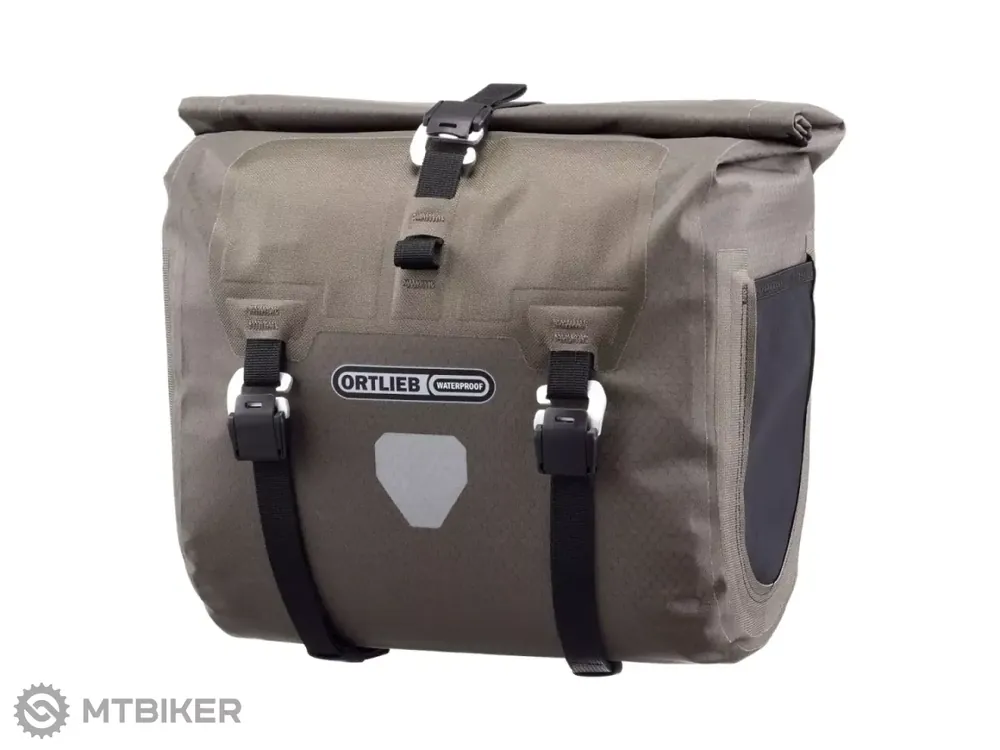 Autentický ORTLEB Handlebar-Pack QR taška na řidítka, 11 l, dark sand