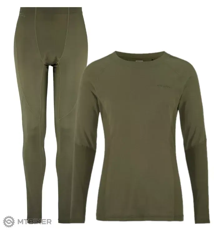 Craft CORE Warm Baselayer set, zelený Výprodej