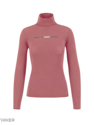 Ověřený Karpos Coppolo Merino dámský rolák, deco rose