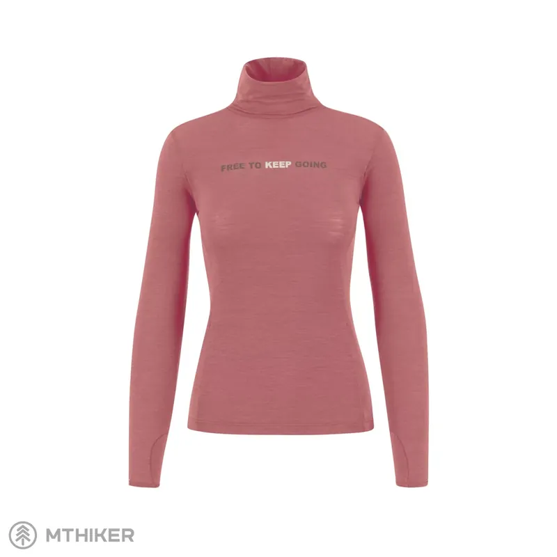 Ověřený Karpos Coppolo Merino dámský rolák, deco rose