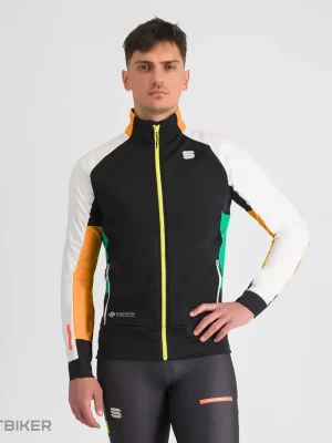Sportful APEX bunda, black/white/green/yellow Ověřený