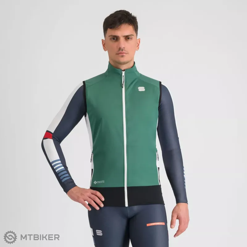 Sportful APEX vesta, shrub green/white Poslední Šance