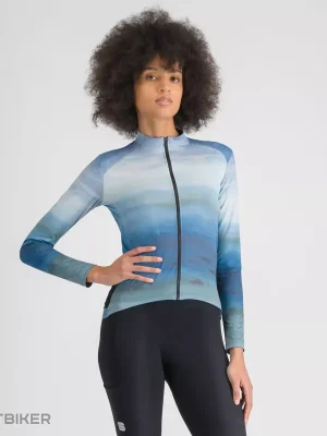 Sportful FLOW SUPERGIARA THERMAL dámský dres, blue vintage Cenově Výhodný