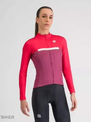 Tovární Cena Sportful PISTA THERMAL dámský dres, raspberry pink white