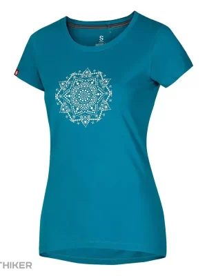 OCÚN Raglan T dámské tričko, blue enamel mandala Horká Nabídka