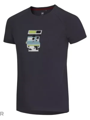 OCÚN Raglan T tričko, grey india ink polaroid Sleva