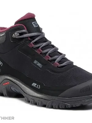 Novinka Salomon SHELTER CS dámské boty, black/ebony/wine tasting