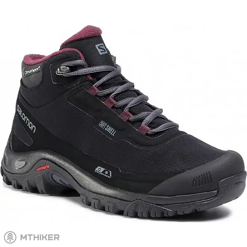 Novinka Salomon SHELTER CS dámské boty, black/ebony/wine tasting