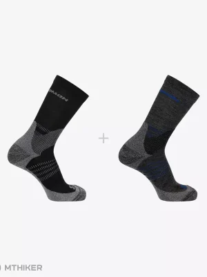 Speciální Cena Salomon X ULTRA ACCESS ponožky, 2 páry, anthracite/black