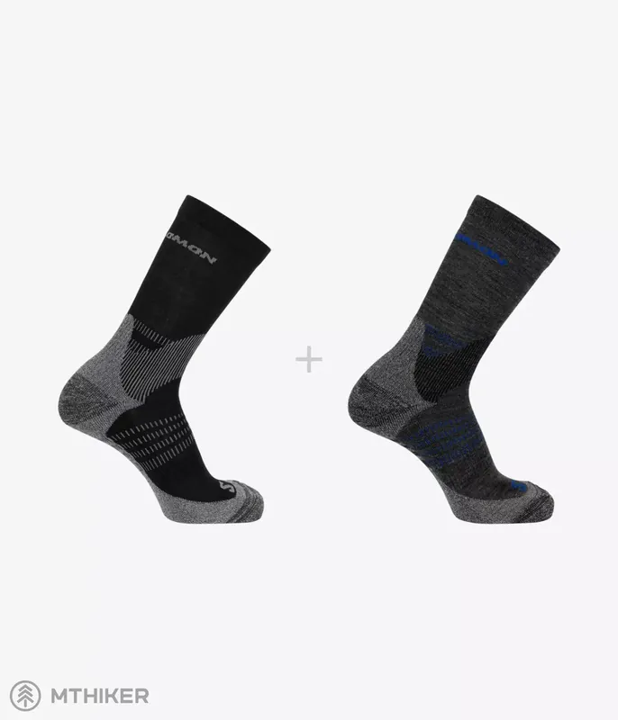 Speciální Cena Salomon X ULTRA ACCESS ponožky, 2 páry, anthracite/black