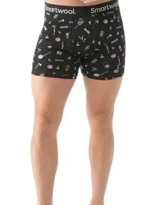 Smartwool M MERINO PRINT BB boxerky, black gone camping Objednat Nyní
