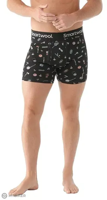 Smartwool M MERINO PRINT BB boxerky, black gone camping Objednat Nyní