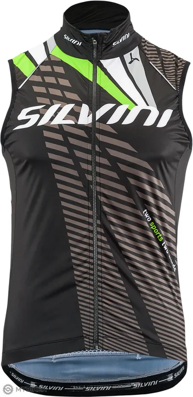 SILVINI Team vesta, černá/zelená Pouze Dnes