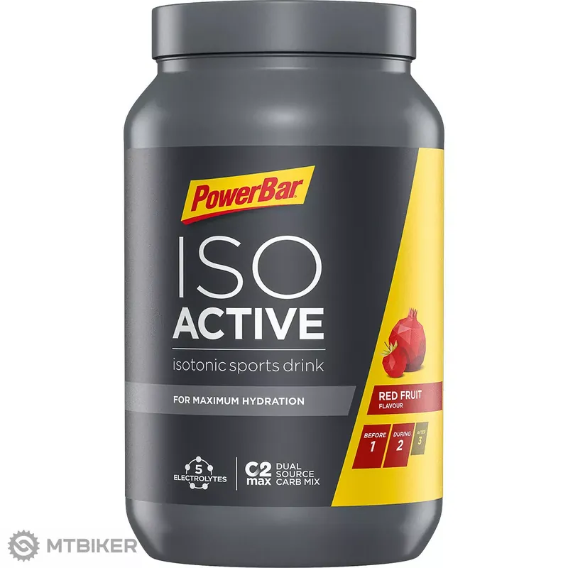 PowerBar IsoActive - izotonický sportovní nápoj 1320g červené ovoce Výhodná Nabídka