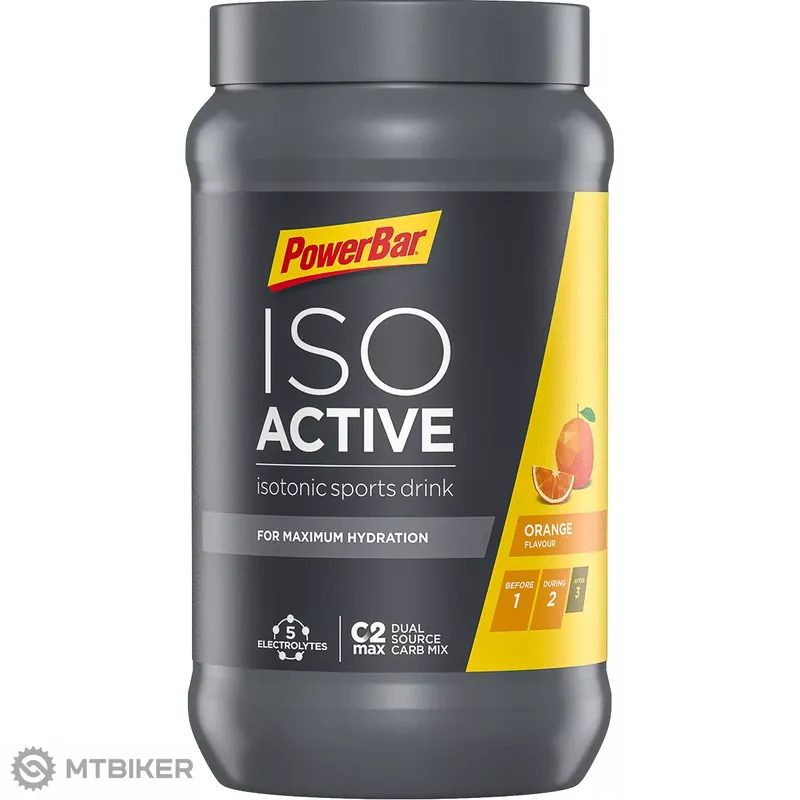Sezónní Sleva PowerBar IsoActive - izotonický sportovní nápoj, 600 g, pomeranč