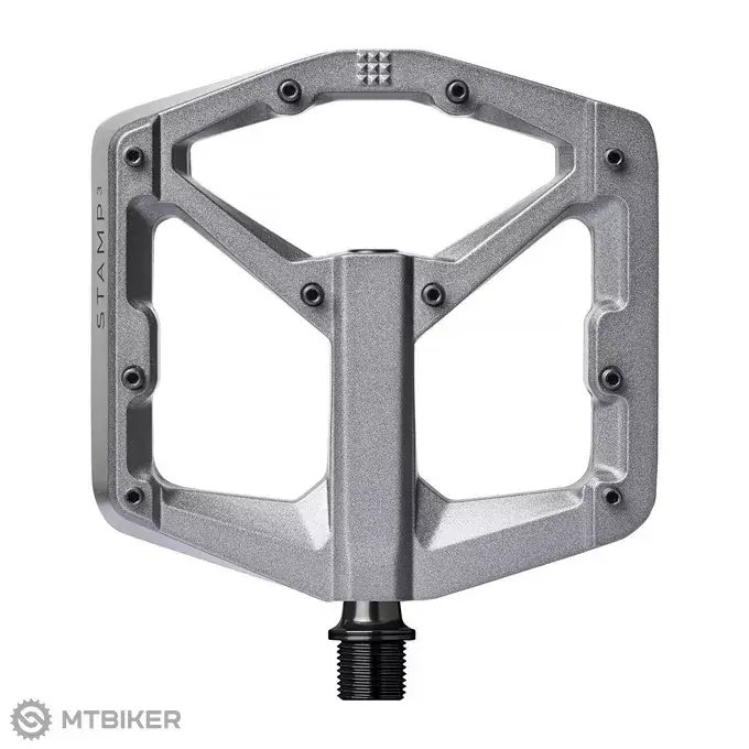 Přímo Od Výrobce Crankbrothers Stamp 3 Magnesium Large platformové pedály, šedá