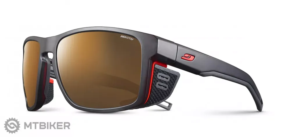Julbo SHIELD M Reactiv 2-4 Polarized brýle, černá/oranžová Autentický