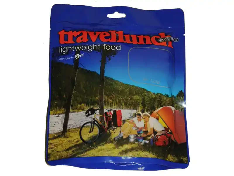 Travellunch Karibské brambory na kari s kuřetem a krevetami 125g single nakup jídlo min. za 2000Kč, použij kod "jidlo10" a získej slevu 10% Akce