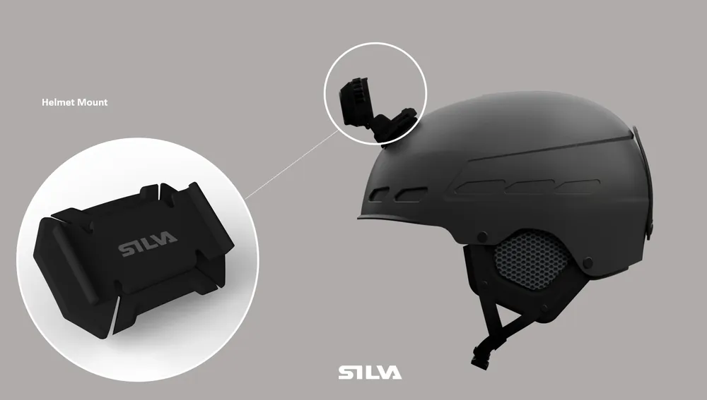 SILVA Helmet Mount Black for Discover/Explore 5 Sleva