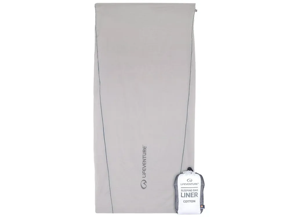 Výhodná Nabídka Lifeventure Cotton Sleeping Bag Liner Rectangular