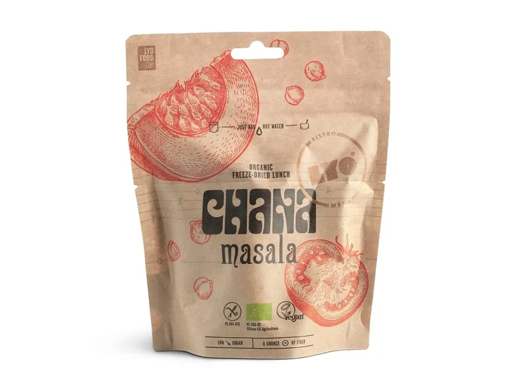 Lyofood CHANA MASALA 270g nakup jídlo min. za 2000Kč, použij kod "jidlo10" a získej slevu 10% Nejlepší Cena