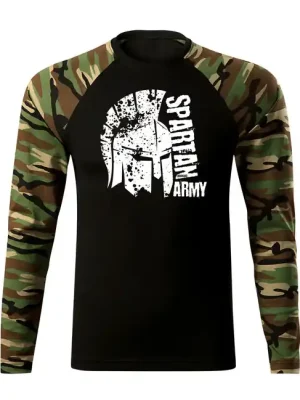 Sezónní Sleva DRAGOWA Fit-T tričko s dlouhým rukávem León, woodland 160g / m2