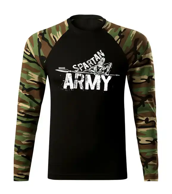 Dokud Zásoby Vydrží DRAGOWA Fit-T tričko s dlouhým rukávem Nabis, woodland 160g / m2