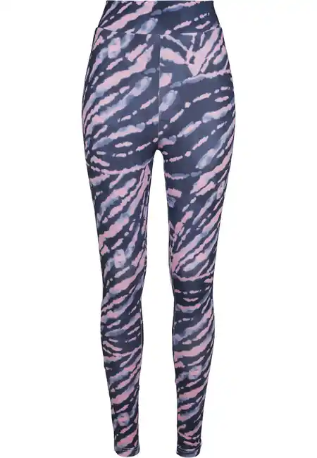 Urban Classics dámské Tie Dye legíny s vysokým pasem, růžové Novinka