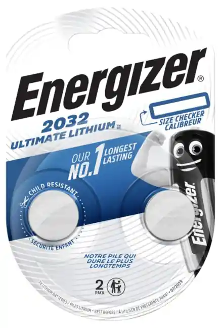 Dokud Zásoby Vydrží Energizer knoflíková baterie CR2032 Ultimate Lithium BP2, 2ks