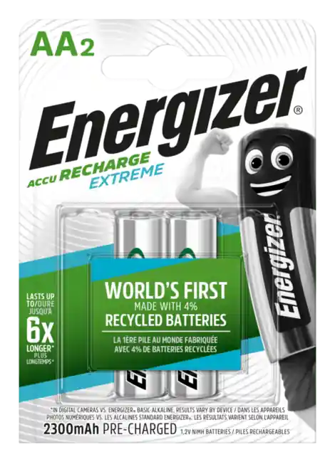 Energizer nabíjecí baterie HR6 Extreme AA 2300 FSB2, 2ks Značkový