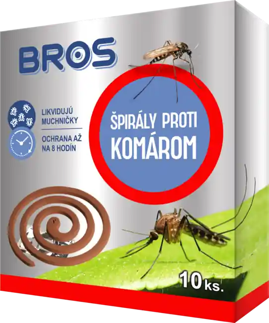 Bros spirály proti komárům 10 ks Odeslání Ihned